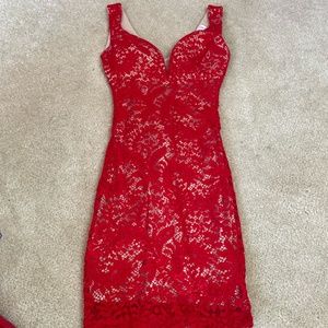Red Lace Dress